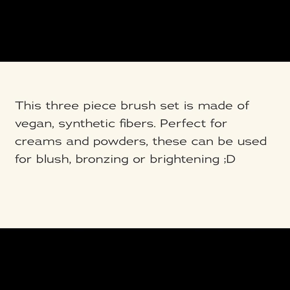 Alamar Cosmetics Complexion Brush Trio - Picture 2 of 3